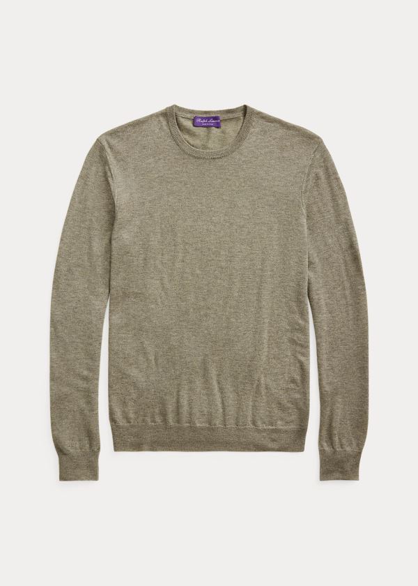 Sueter Ralph Lauren Hombre Grises - Cashmere Crewneck - EXPVN9713